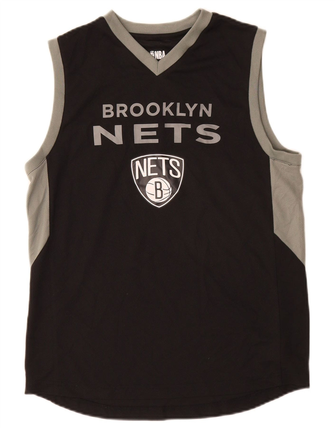 Canotta grafica NBA per ragazzi dei Brooklyn Nets, 14-15 anni, grande, colore nero