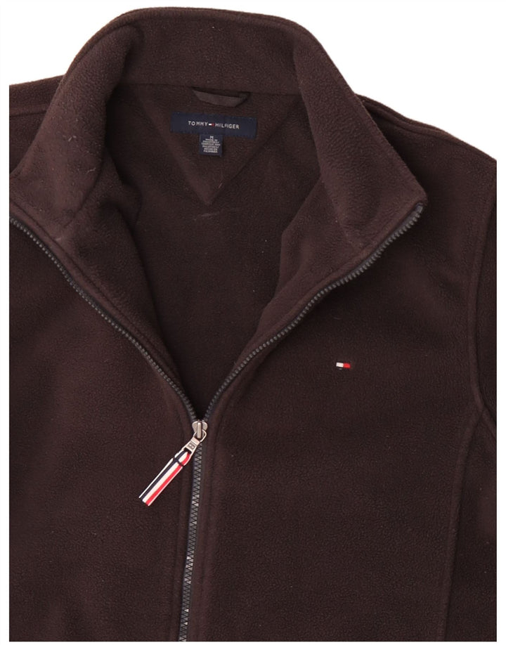 Giacca in pile da uomo Tommy Hilfiger UK 38 Poliestere grigio medio