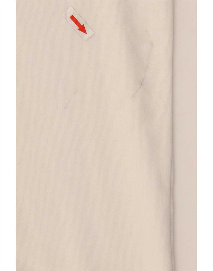 Maglione con cappuccio e zip da uomo Champion 2XL cotone bianco