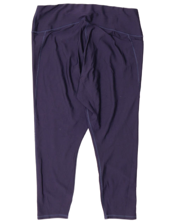 Leggings Capri a compressione da donna Under Armour UK 20 2XL Blu Navy Sport