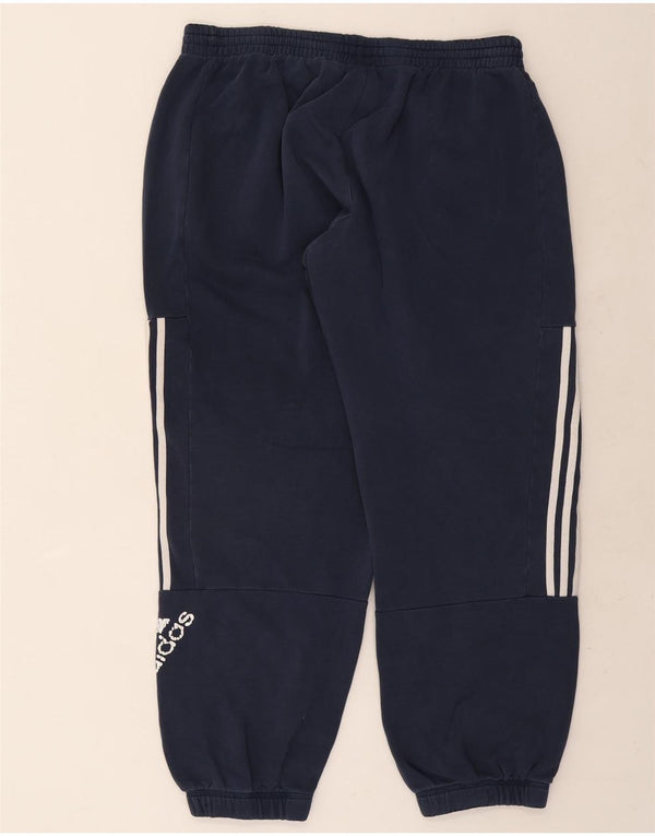 Adidas Pantaloni da tuta grafica da uomo Joggers 2XL Blu navy Colourblock