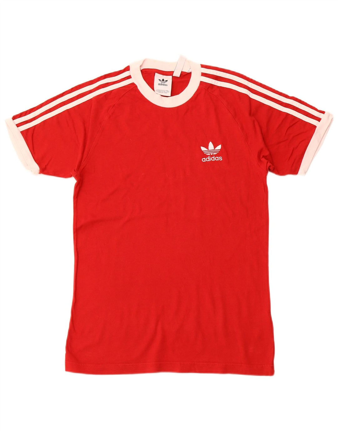 T-shirt ADIDAS da uomo Top XS rossa in cotone