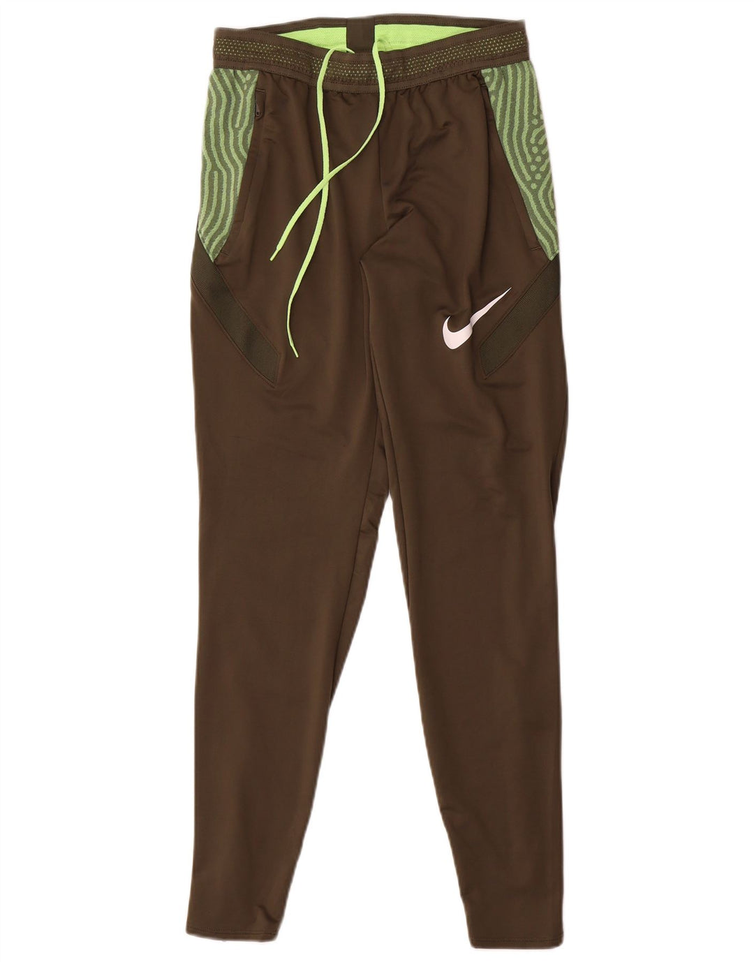 Pantaloni da tuta Nike Dri Fit da uomo piccoli in poliestere geometrico kaki