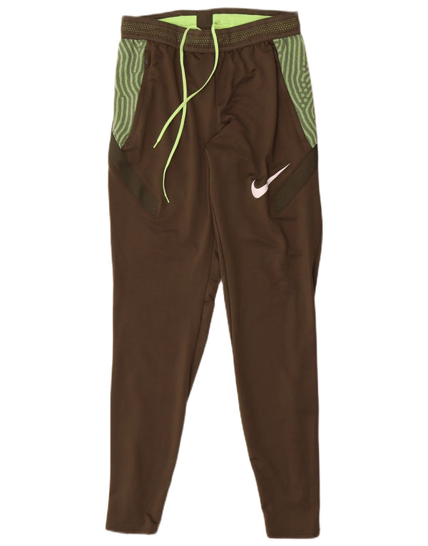 Pantaloni da tuta Nike Dri Fit da uomo piccoli in poliestere geometrico kaki