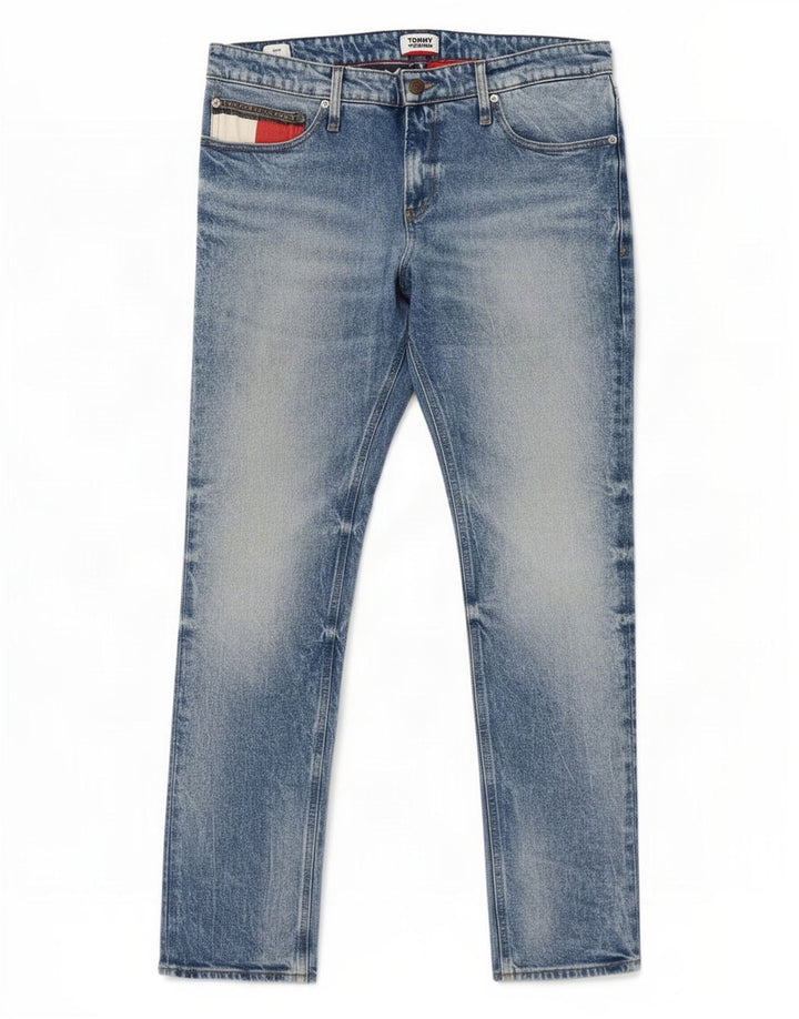Jeans slim da donna Tommy Hilfiger W36 L32 cotone blu