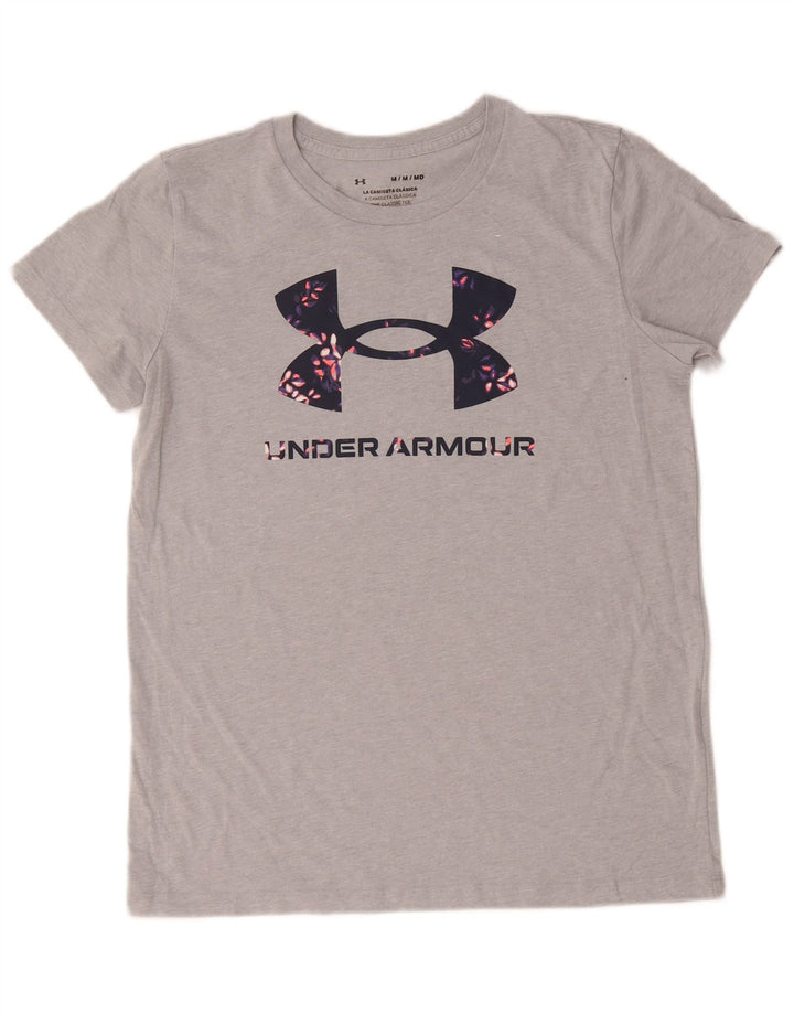 Maglietta grafica da donna Under Armour Top UK 14 Grigio medio