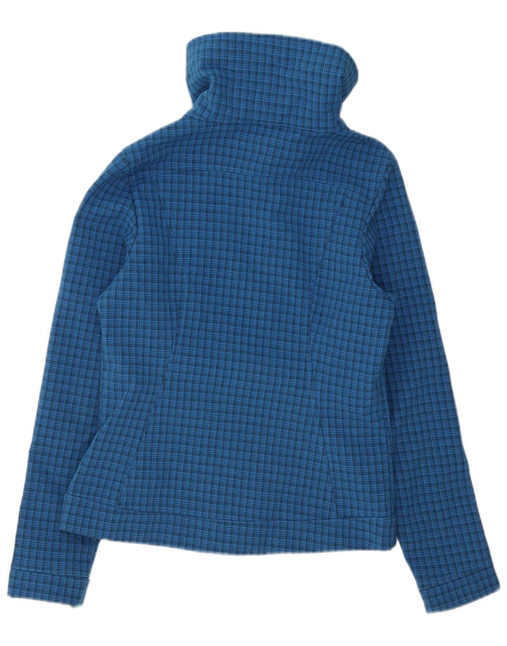 Giacca a vento da donna The North Face UK 10 piccolo poliestere a quadri blu