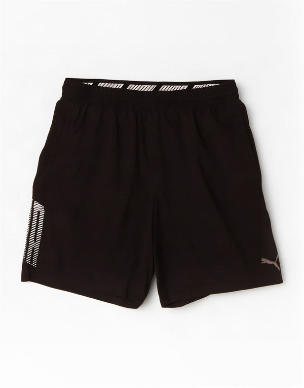 Pantaloncini sportivi grafici da uomo Puma 2XL poliestere nero