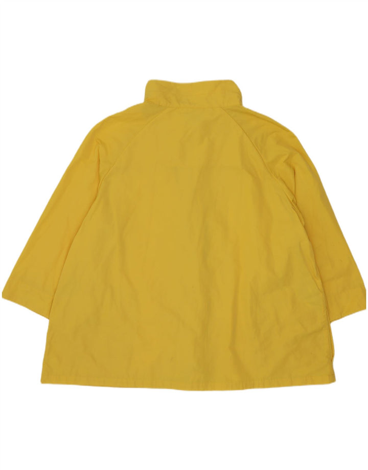 Giacca antipioggia oversize da donna Perte by Krizia UK 18 XL Poliestere giallo