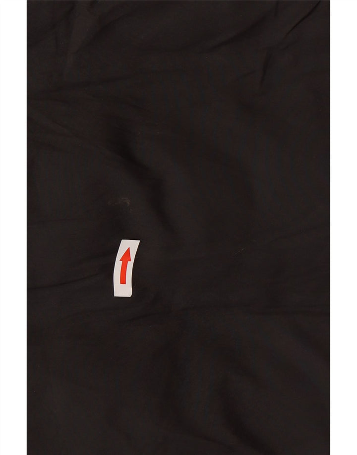 Cappotto imbottito senza maniche con cappuccio da donna Zara UK 14 poliestere nero medio