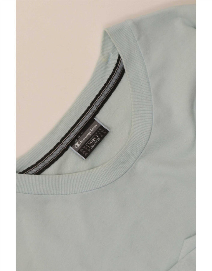 T-shirt grafica da uomo Champion Top grande blu