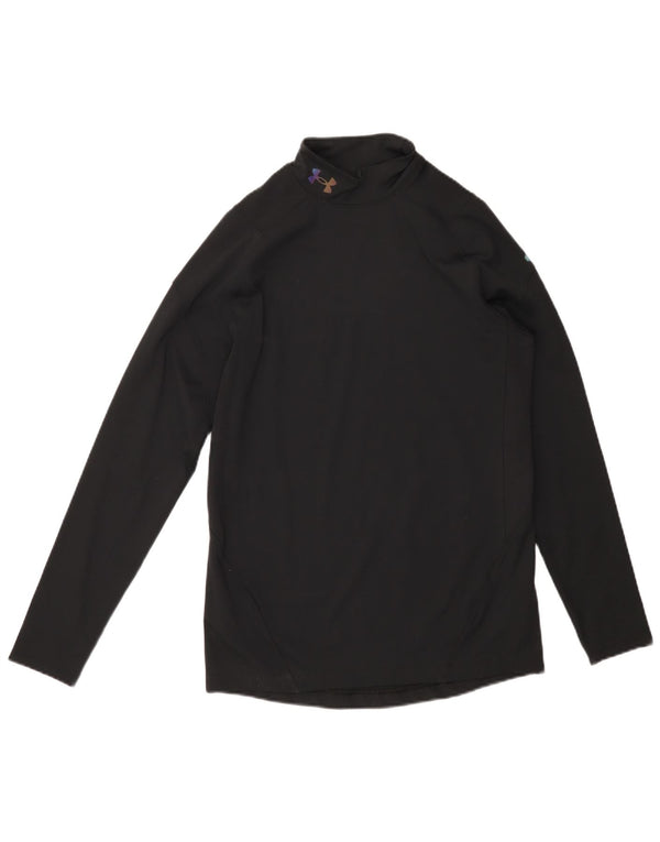 UNDER ARMOUR Maglia Cold Gear da uomo a maniche lunghe piccola in poliestere nero