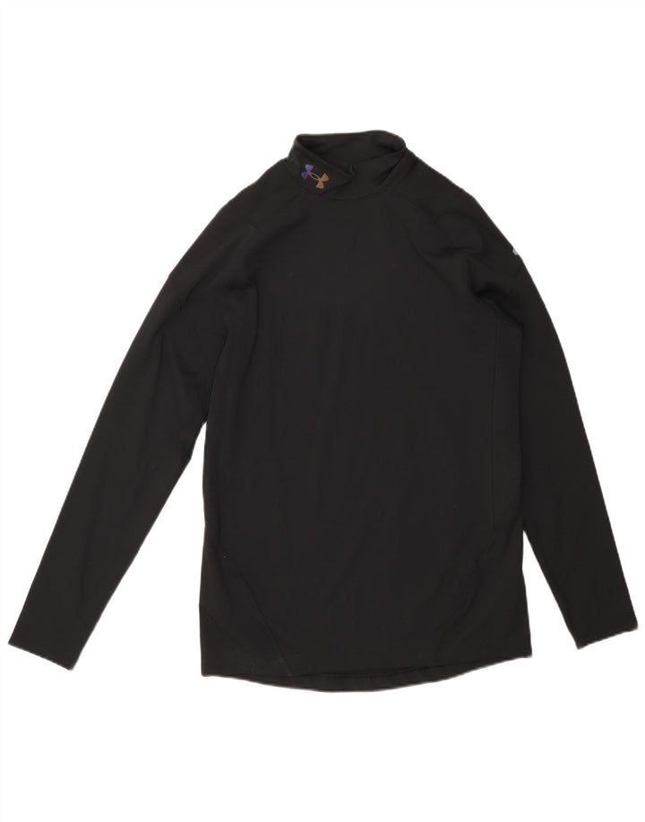 UNDER ARMOUR Maglia Cold Gear da uomo a maniche lunghe piccola in poliestere nero