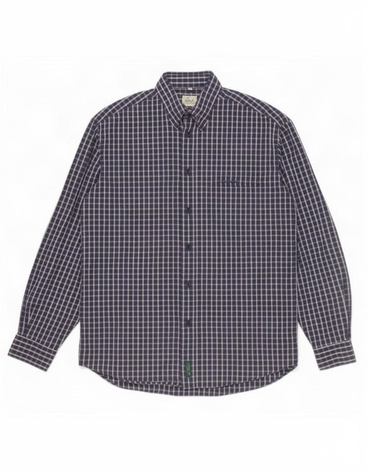 Camicia da uomo Ben Sherman a quadri blu grandi