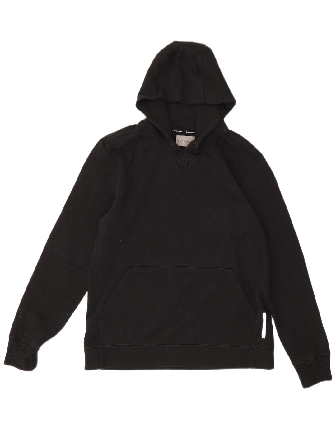 Maglione con cappuccio da uomo Calvin Klein Jeans grande nero