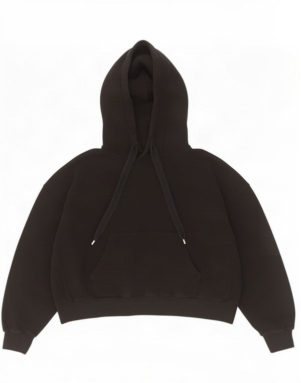 Maglione oversize con cappuccio da donna All Saints UK 10 piccolo cotone nero