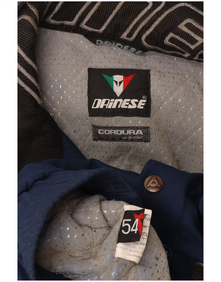 Giacca Dainese Graphic Racer da uomo taglia 54 Large Blu Navy Colourblock