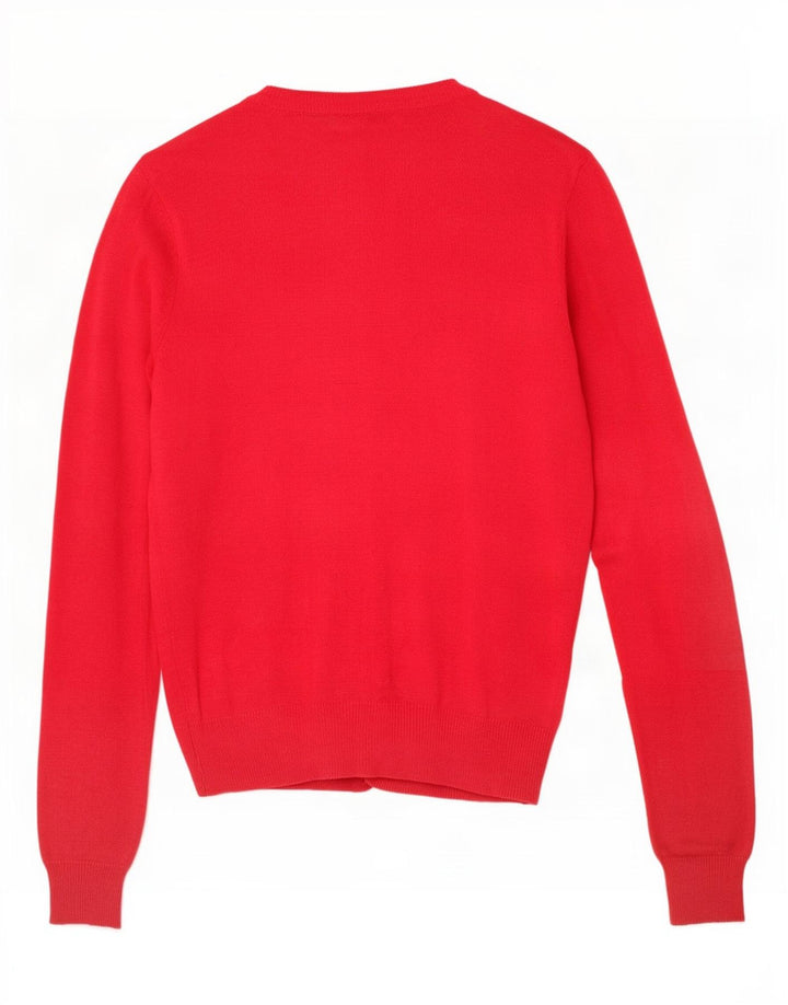 Maglione cardigan da donna Marks & Spencer UK 10 piccolo rosa