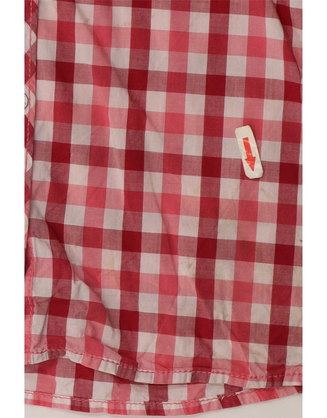 Camicia da donna Hilfiger Denim a quadri rossi medi