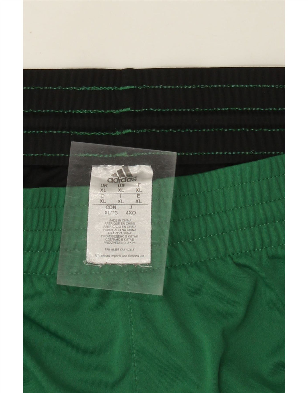Adidas Uomo Boston Celtics Pantaloncini sportivi XL Verde Colourblock Poliestere