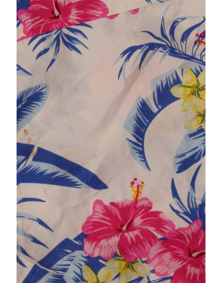 Lowes Camicia hawaiana a maniche corte da uomo grande floreale multicolore