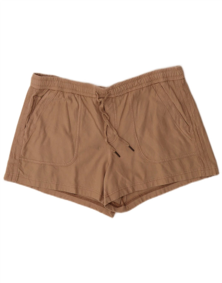 Pantaloncini chino da donna Athleta UK 16 Large W36 cotone marrone
