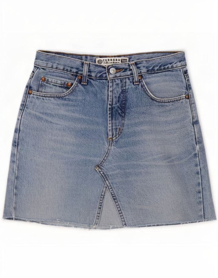 Carrera Womens Mini Denim Skirt Medium W30 Blue