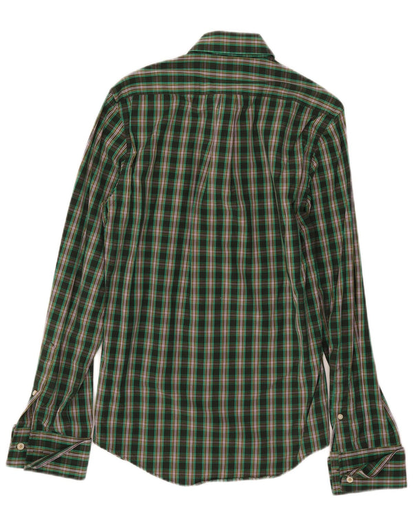 Camicia da uomo Jack Wills XS in cotone a quadri verdi