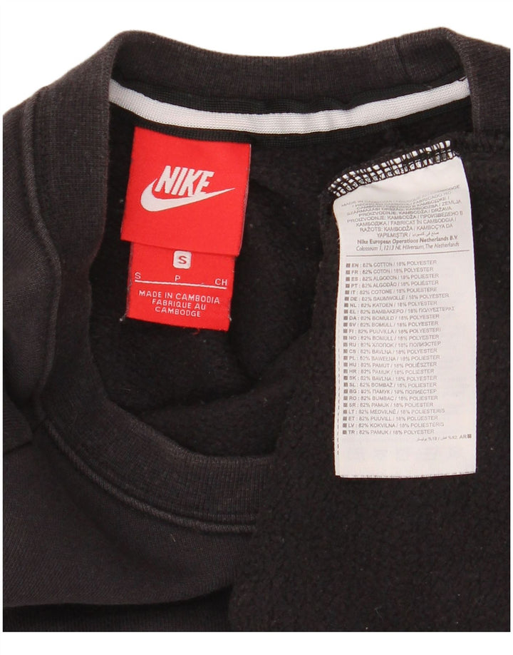 Felpa Nike Uomo Maglione Piccolo Cotone Nero