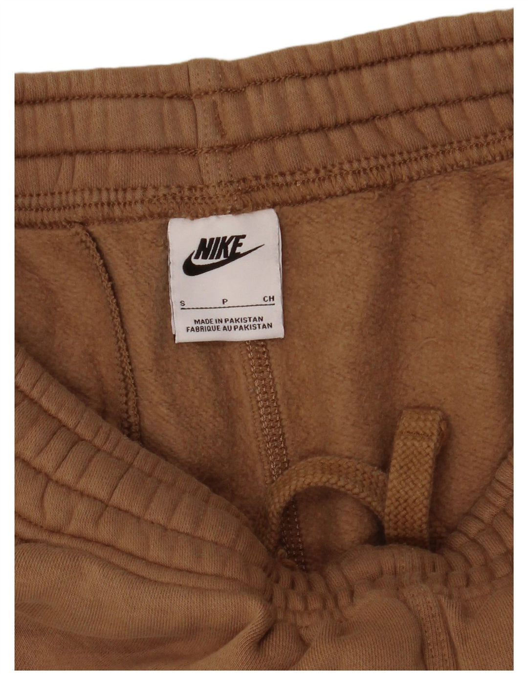 Pantaloni da tuta da uomo Nike Joggers piccoli in cotone beige