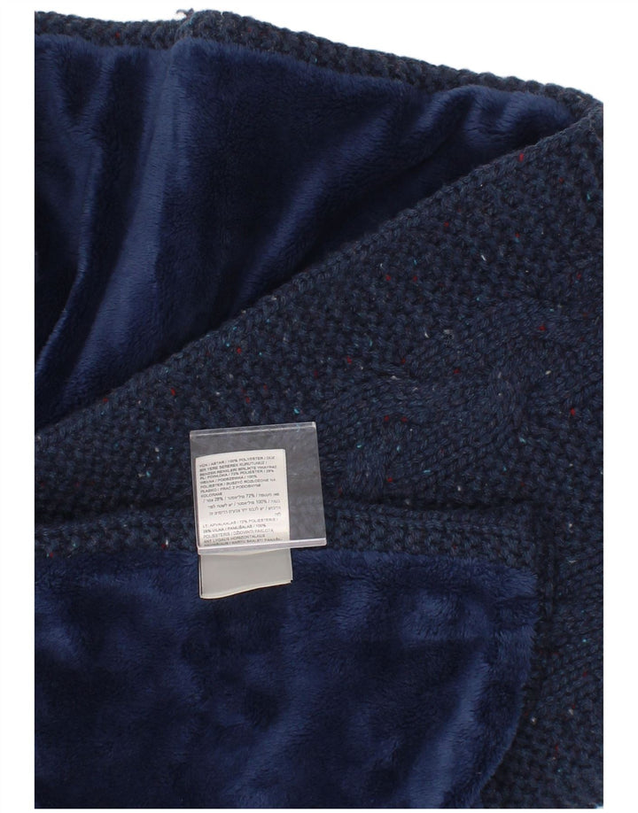 Sciarpa rettangolare da donna in maglia Superdry, taglia unica, blu navy screziata invernale