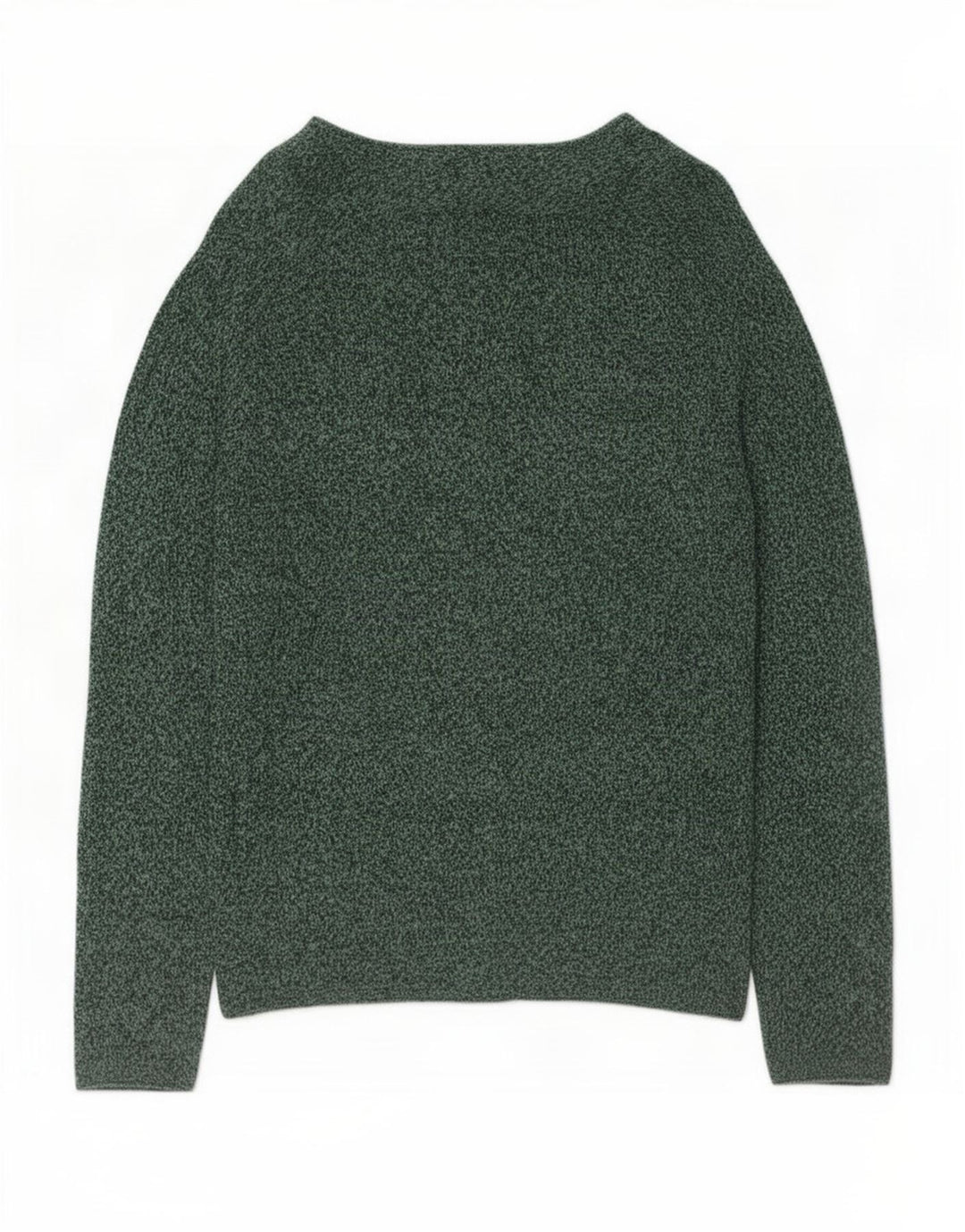Maglione Zara da uomo con collo a bottoni verde medio screziato