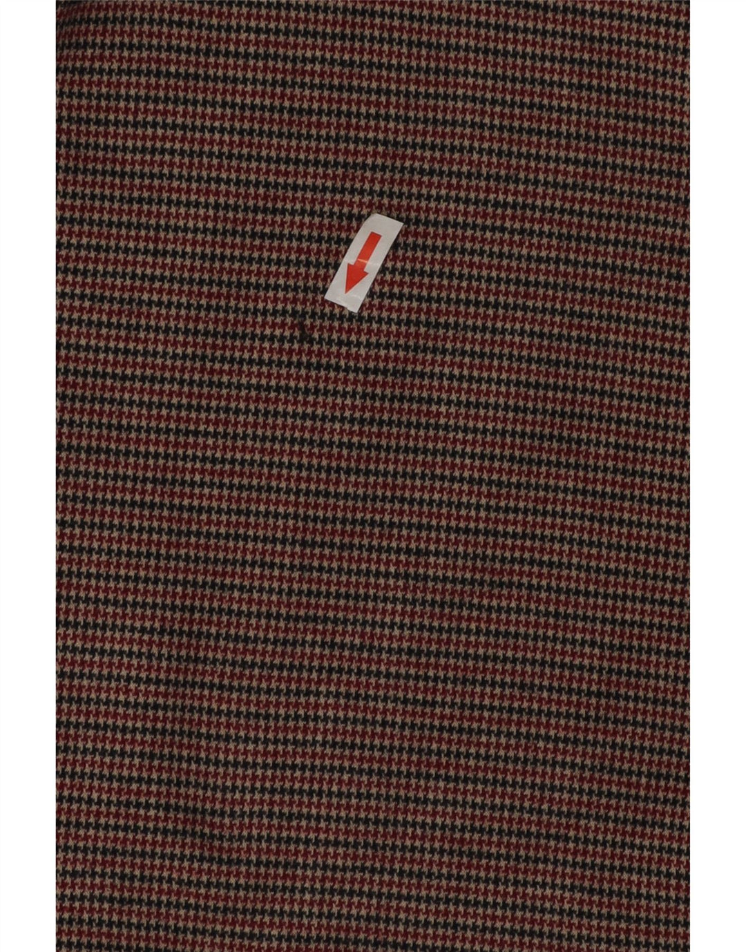 Abito a trapezio a maniche lunghe da donna Zara UK 12 pied de poule marrone medio