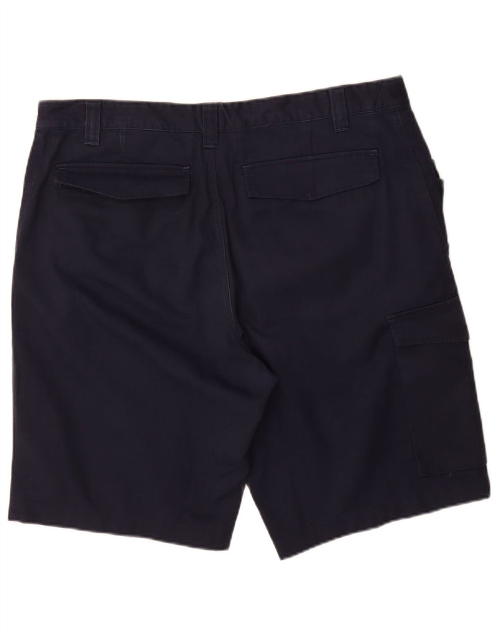 Pantaloncini cargo da uomo Russell Athletic EU 54 2XL W38 poliestere blu navy