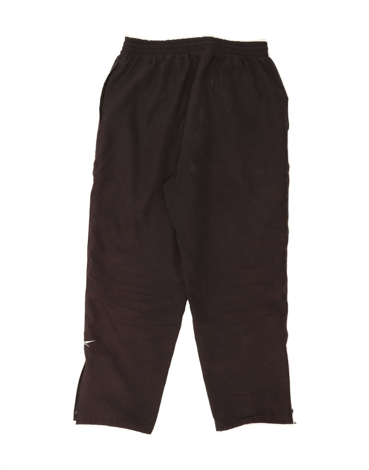 REEBOK Womens Tracksuit Trousers UK 12 Medium  Black Nylon Vintage Reebok and Second-Hand Reebok from Messina Hembry 