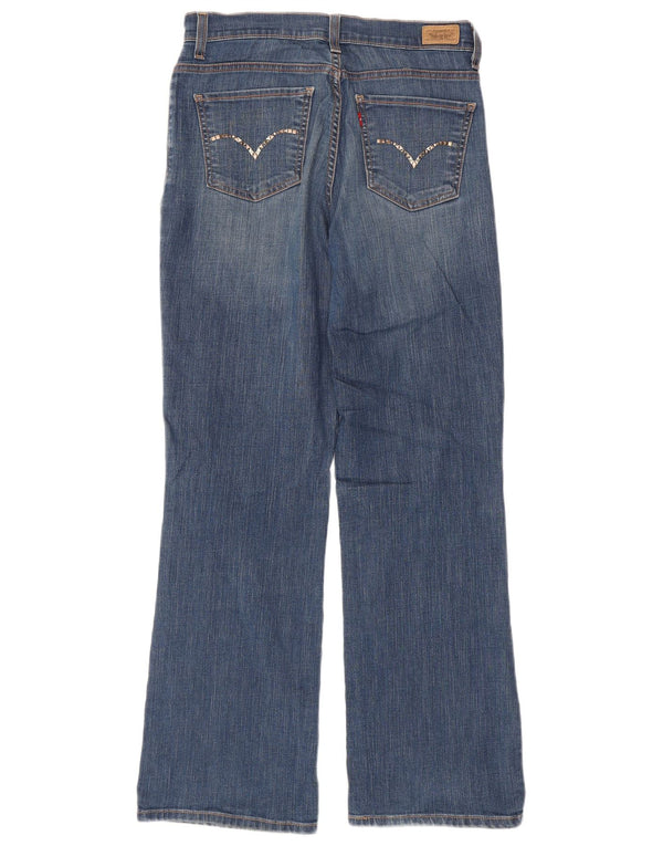 Levi's Donna 512 Jeans Bootcut perfettamente dimagranti US 8 Medio W30 L31 Blu