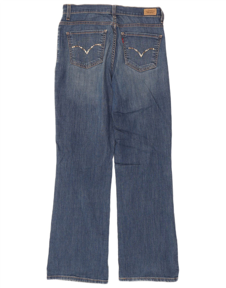 Levi's Donna 512 Jeans Bootcut perfettamente dimagranti US 8 Medio W30 L31 Blu