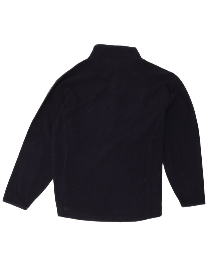 Maglione in pile da uomo Fila con zip e collo medio in poliestere blu navy