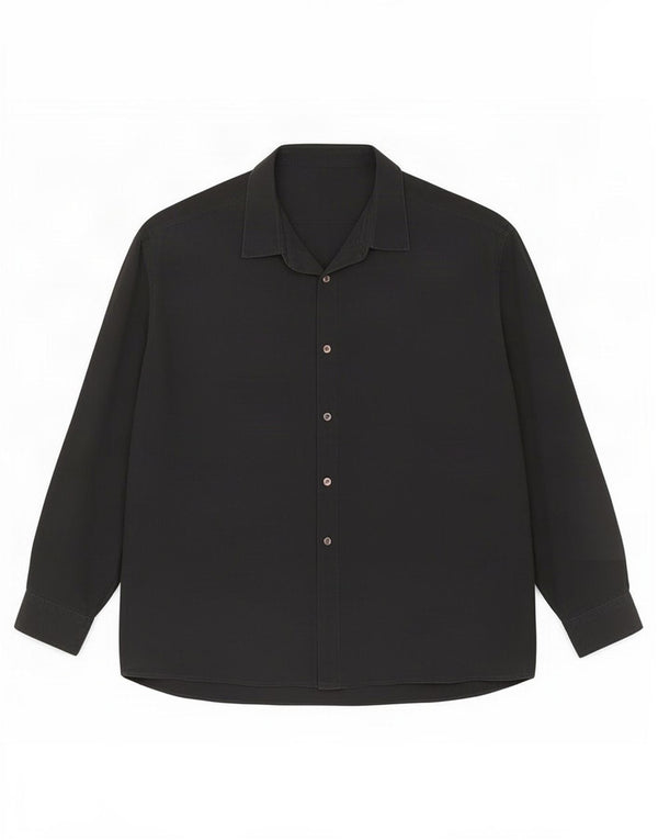 Camicia vintage da uomo 2XL nera