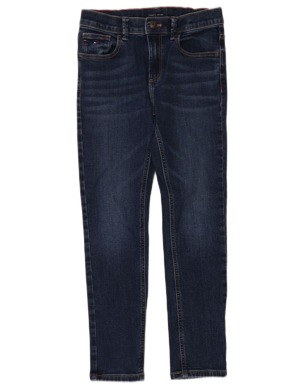 Tommy Hilfiger Ragazzi Slim Jeans 9-10 anni W24 L25 Blu Cotone