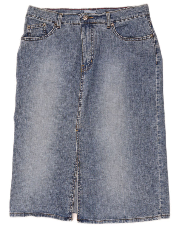 Gonna in denim da donna Oasis UK 12 media W30 blu