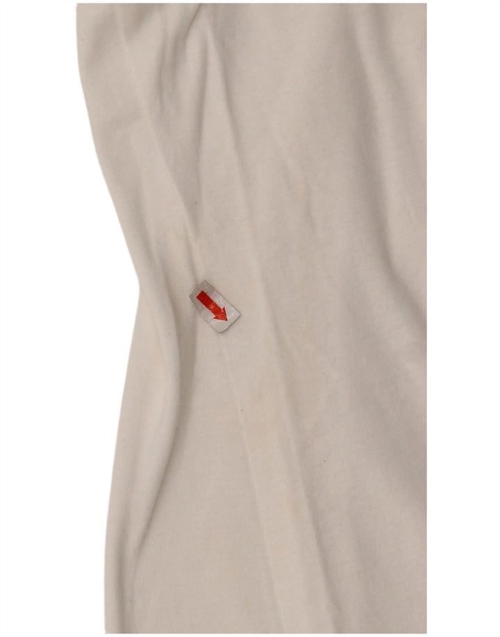 Polo grafica da donna GAS UK 18 XL cotone bianco