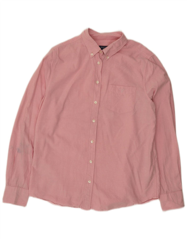 Camicia da donna Gant UK 14 grande cotone rosa