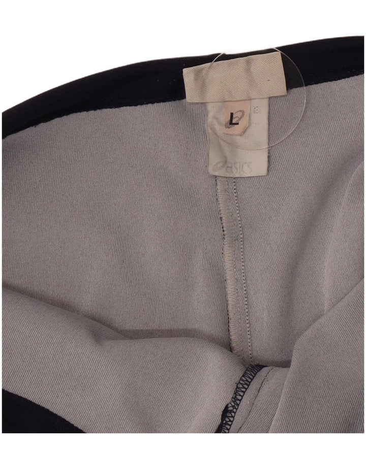 Pantaloni della tuta da donna Asics UK 14 Large Blu Navy