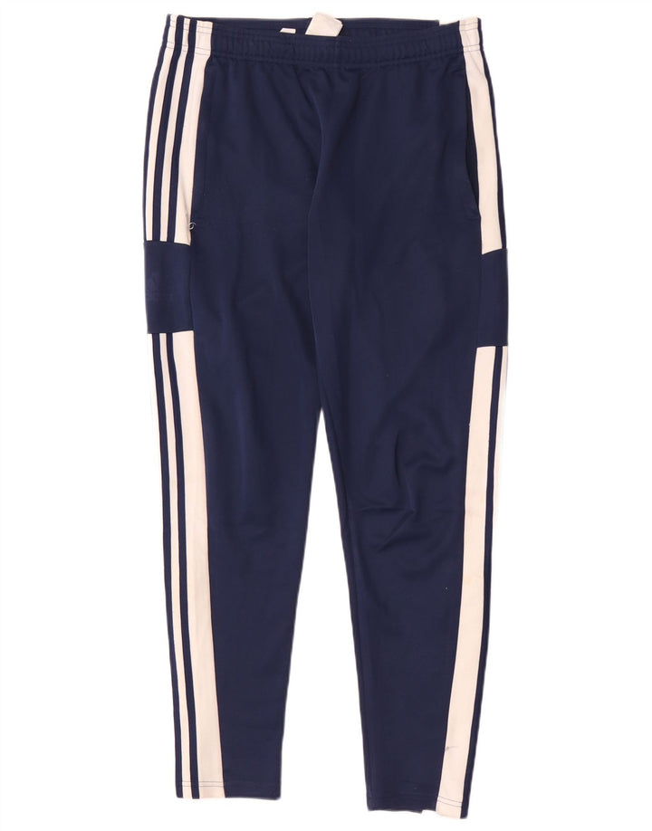 Pantaloni da tuta Adidas Aeroready da uomo color block medio blu navy
