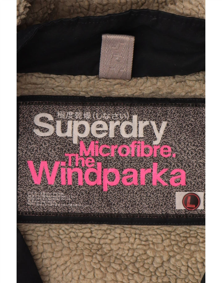 Giacca a vento da donna Superdry The Windparka UK 14 Large Blu Navy