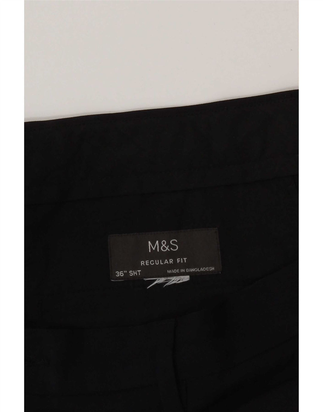 Pantaloni chino vestibilità regolare da uomo Marks & Spencer W36 L27 neri