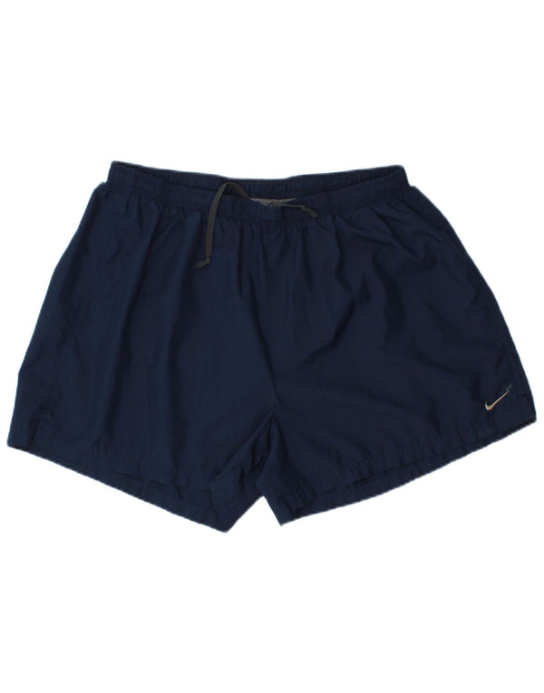Pantaloncini sportivi Nike Dri Fit da uomo XL in poliestere blu navy