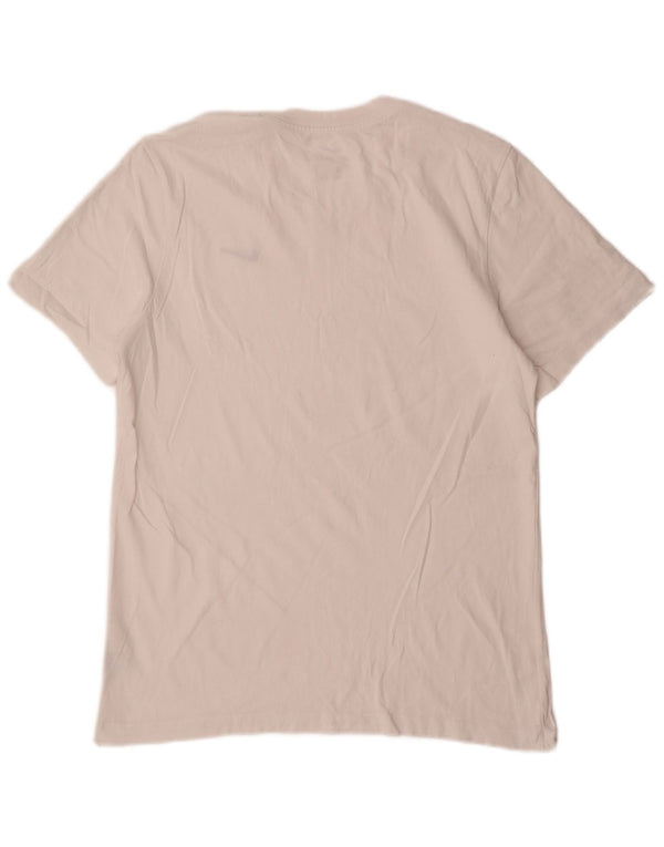 T-shirt da uomo Nike Top in cotone bianco medio