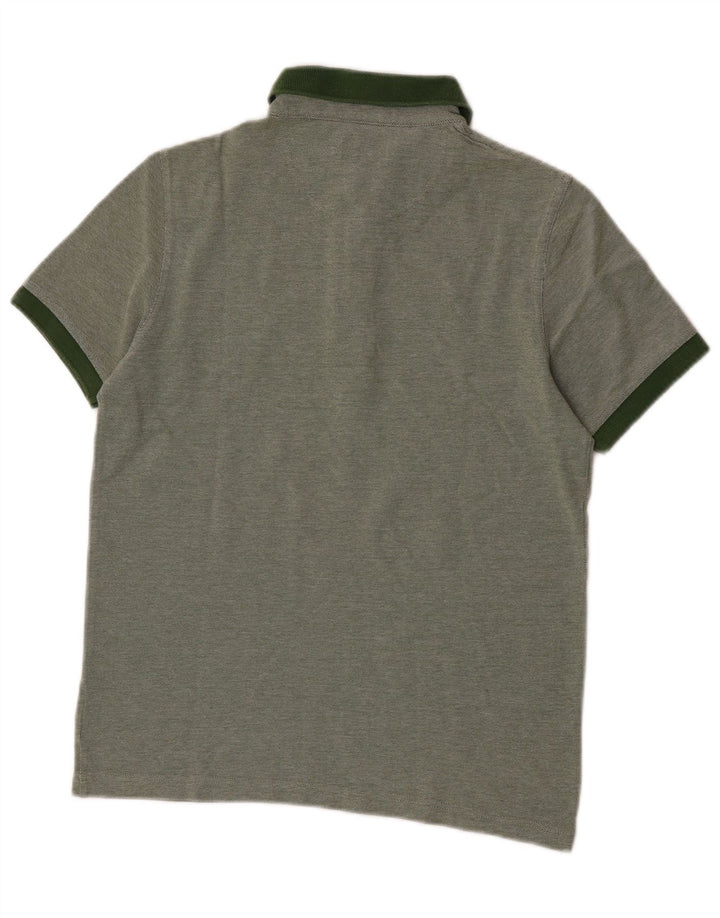 Polo da uomo Barbour piccola in cotone verde